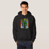 Veste À Capuche Leprawrchaun St Patrick Day T Rex Dinosaur Lepre (Devant entier)