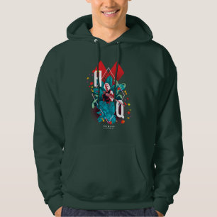 Veste À Capuche L'équipe du suicide   Harley Quinn Floral Diamond