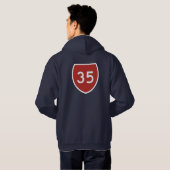 Veste À Capuche Les 35 OG (Dos entier)