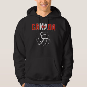 Veste À Capuche Les amateurs de volleyball du Canada Jersey