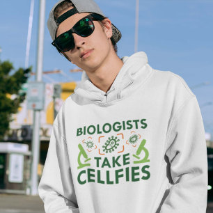 Veste À Capuche Les biologistes prennent des selfies de cellules