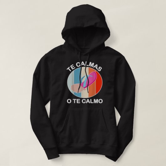 Veste À Capuche Les Calmas Du Calmo Drôle Mexicain Et Latin Espagn (Design devant)