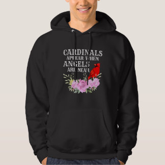 Veste À Capuche Les Cardinaux Apparaissent Quand Les Anges Sont Pr
