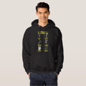 Veste À Capuche Les choses que je fais dans mon temps libre Frisbe (Devant entier)