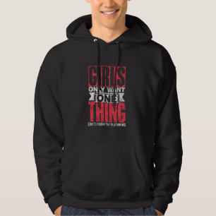 Veste À Capuche Les Filles Ne Veulent Qu'Une Seule Chose De Miroir