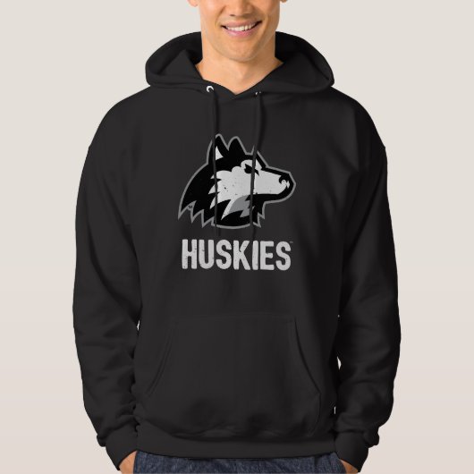 Veste À Capuche Les Huskies de NIU en détresse (Devant)