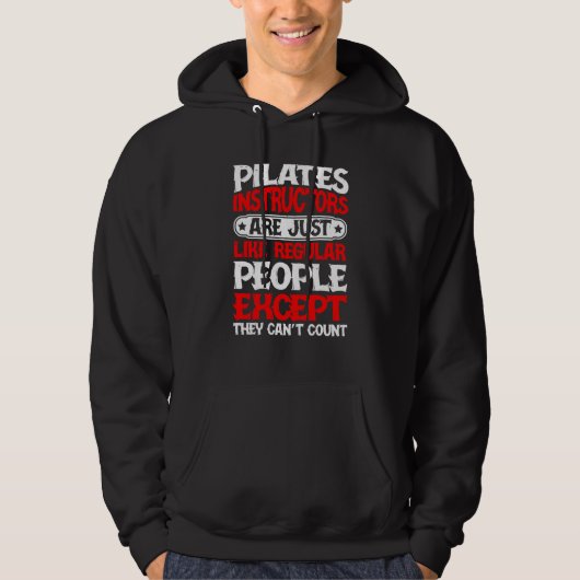 Veste À Capuche Les instructeurs de Pilates sont juste comme des g (Devant)