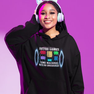 Veste À Capuche Les jeux rétro sont comme des machines à remonter