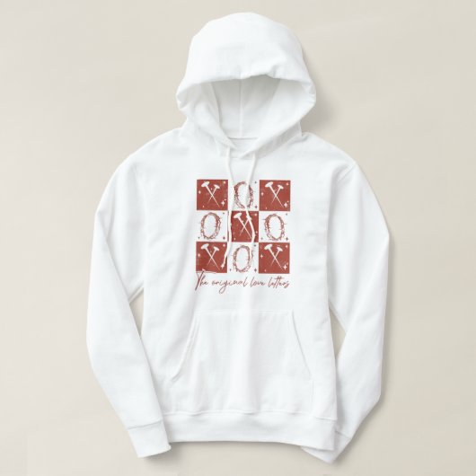 Veste À Capuche les lettres d'amour originales (Design devant)