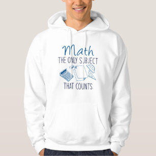 Veste À Capuche Les Math La Seule Matière Qui Compte