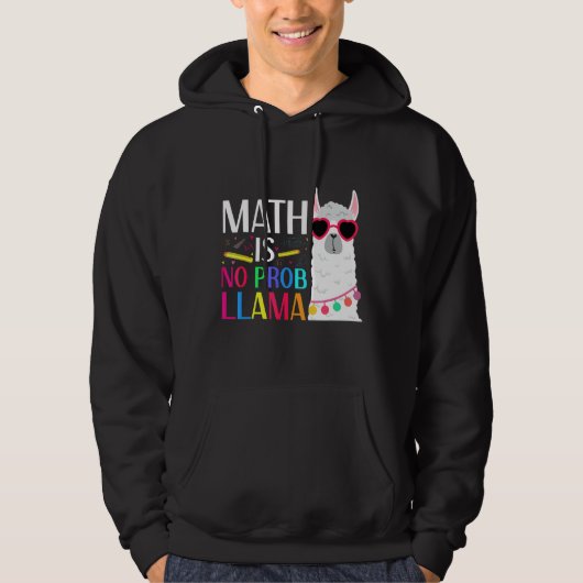 Veste À Capuche Les maths ne posent pas de problème Citation Profe (Devant)
