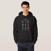 Veste À Capuche Les maths vous gardent en équilibre (Devant entier)