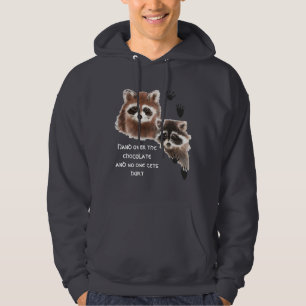 Veste À Capuche Les mignons ratons au chocolat, Humour