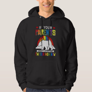 Veste À Capuche Les parents n'acceptent pas Je suis votre maman ma