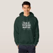 Veste À Capuche Les Pères Noirs comptent (Devant entier)