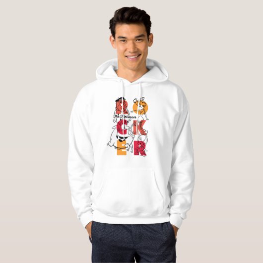 Veste À Capuche Les Pierrafeu | ROCKER (Devant entier)