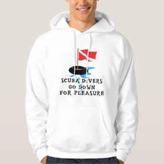 Veste À Capuche Les plongeurs autonomes vont chercher vers le bas
