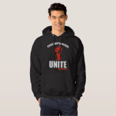 Veste À Capuche Les procrastinateurs unissent ... Demain (Devant entier)