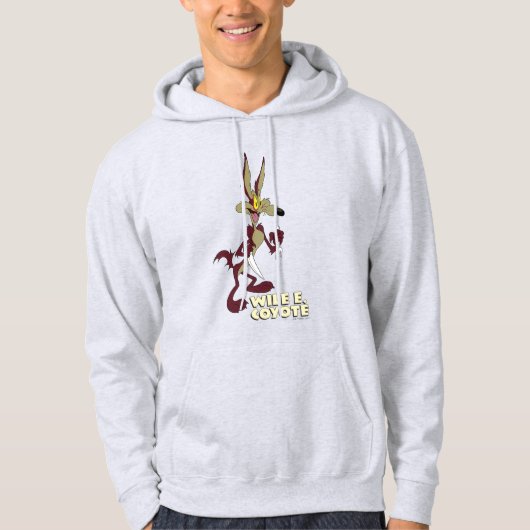 Veste À Capuche Les rires rétro de LOONEY TUNES™| WILE E. COYOTE™ (Devant)