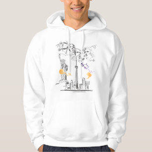 Veste À Capuche Les têtes des quatre présidents du mont Rushmore