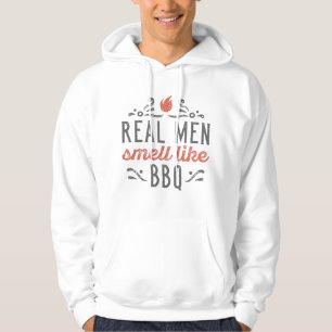 Veste À Capuche Les vrais hommes sentent comme le barbecue