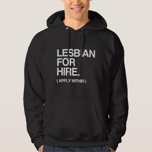 VESTE À CAPUCHE LESBIENNE POUR LA LOCATION (Devant)
