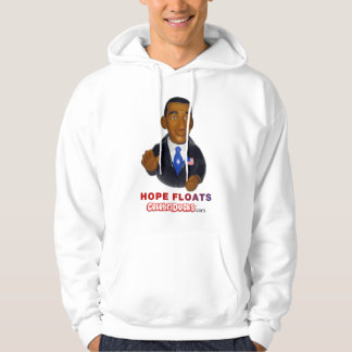 Veste À Capuche L'espoir de Barack Obama flotte le canard en