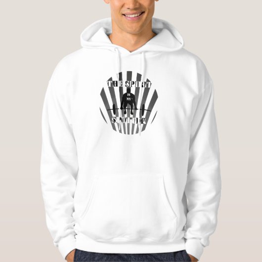 Veste À Capuche L'esprit est mon observateur (Devant)