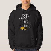 Veste À Capuche Let It Bee Bee Quotes Bee Costume Bee (Devant)