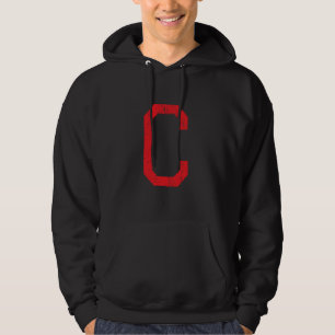 Veste À Capuche Lettre C Alphabet majuscule École classique initia