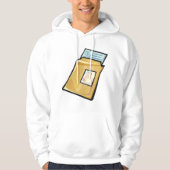 Veste À Capuche Lettre d'affaires (Devant)