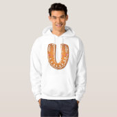 Veste À Capuche Lettre en pain d'épices U Monogramme Gâteau de fêt (Devant entier)