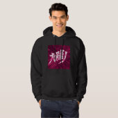 Veste À Capuche Lettres d'anime japonais (Devant entier)