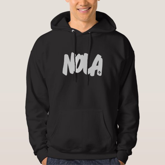 Veste À Capuche Lettres de NOLA (Devant)