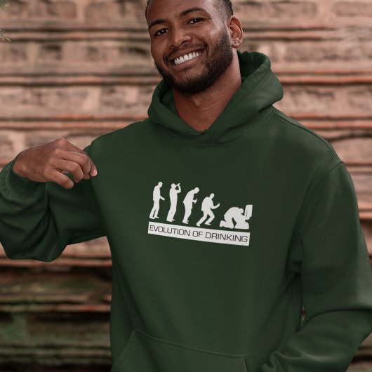 Veste À Capuche L'évolution de la boisson de la Saint-Patrick