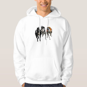 VESTE À CAPUCHE LÉVRIER DE RACE DE CHIEN