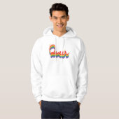 Veste À Capuche LGBT+ Pride. L'amour gay. (Devant entier)