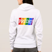 Veste À Capuche LGBT rainbow pride (Dos)