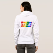 Veste À Capuche LGBT rainbow pride (Dos entier)