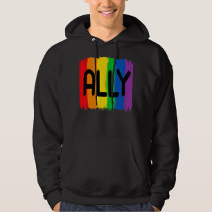 Veste À Capuche Lgbtq Ally Lgbt Lesbian Gay Bisexual Pride Mois