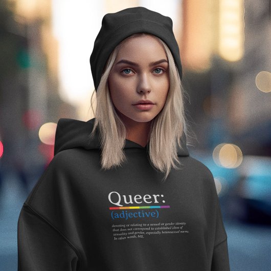 Veste À Capuche LGBTQ Pride Rainbow Queer