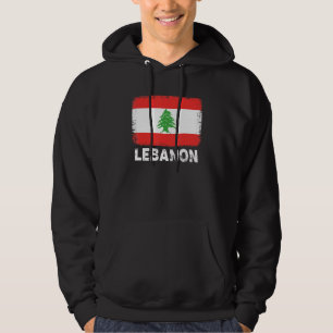 Veste À Capuche Liban - Drapeau Soutien Libanais Femmes Hommes