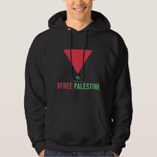 Veste À Capuche Libérer la Palestine   Triangle rouge