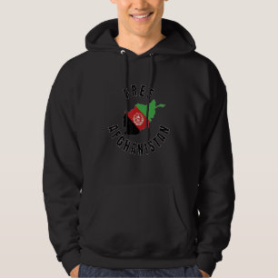 Veste À Capuche Libérez l'Afghanistan - Carte du pays