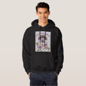 Veste À Capuche Libérez votre esprit Rétro (Devant entier)