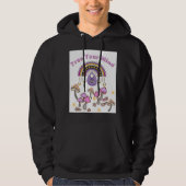 Veste À Capuche Libérez votre esprit Rétro (Devant)