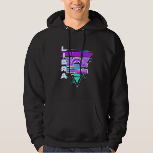 Veste À Capuche Libra Zodiac Sign Vaporwave Esthétique 80s 90s pou