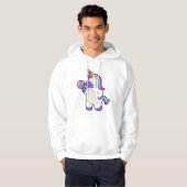 Veste À Capuche Licorne avec Volley-ball (Devant entier)