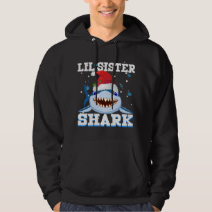Veste À Capuche Lil Sister Shark Santa Hat Noël