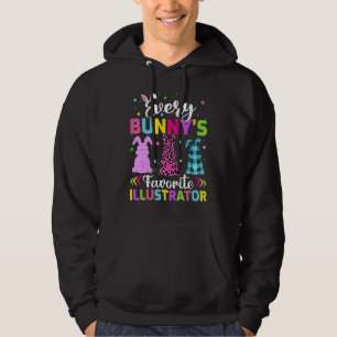 Veste À Capuche L'Illustrateur préféré de chaque lapin Pâques